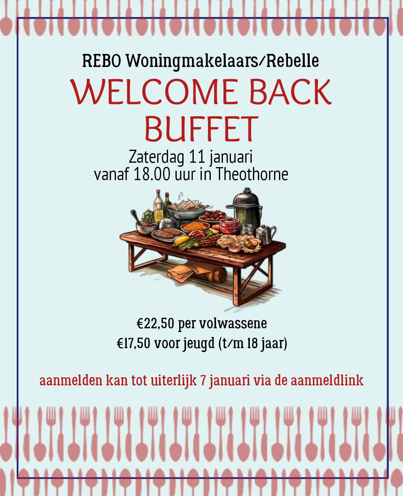 Welcome back buffet